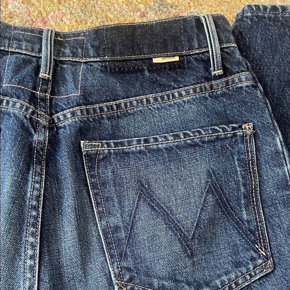 MOTHER Half Pipe Ankle Denim, EUC, Size 27, Wash: Did You Bring Me Anything - Picture 7 of 10